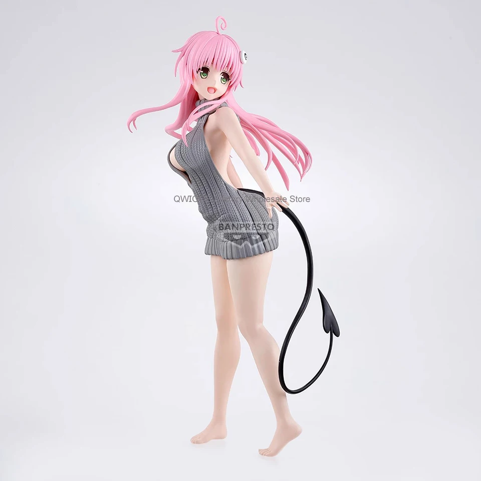 Original Genuine Banpresto To Love-Ru Darkness 23cm Lala Satalin Deviluke Model Toy Gift Collection Aciton Figure For Boy QWIOOE