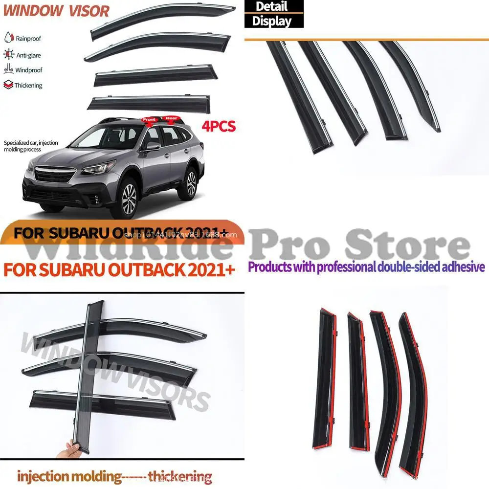

1 комплект для Subaru Outback 2021 + оконный козырек, дефлектор от дождя на боковое окно автомобиля