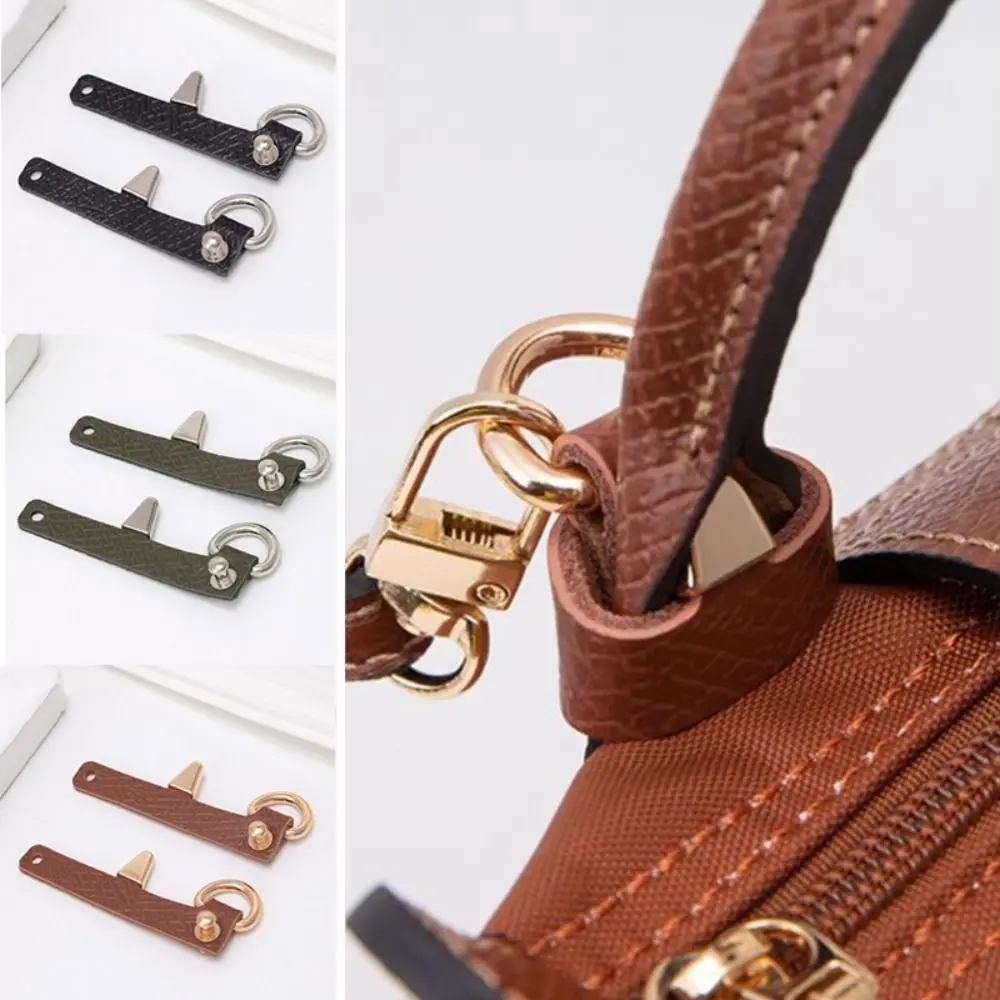 1PC/Pair Bag Transformation Accessories Mini Bag Straps Punch-free Genuine Leather Shoulder Strap Conversion Hang Buckle