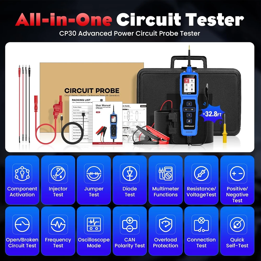 CP30 Power Circuit Probe Teste - огляд і ціна Power Tools Automotive