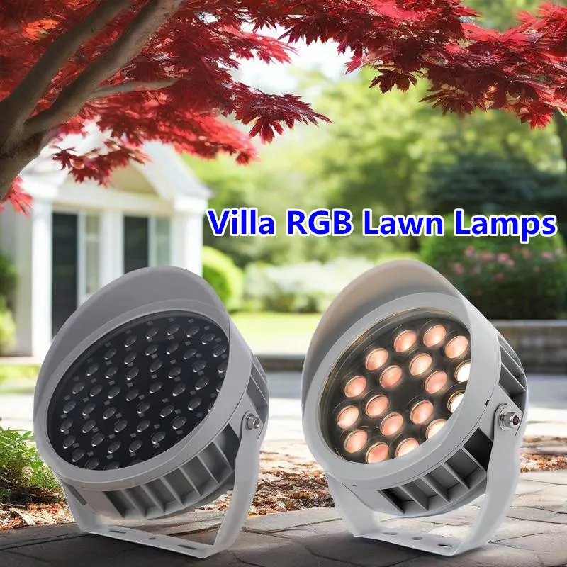 

12W 18W 24W 36W 50W Christmas Garden Tree Lights Led Rgb IP65 Waterproof Outdoor Park Scenic Area Lighting Pathway Spotlight 24V