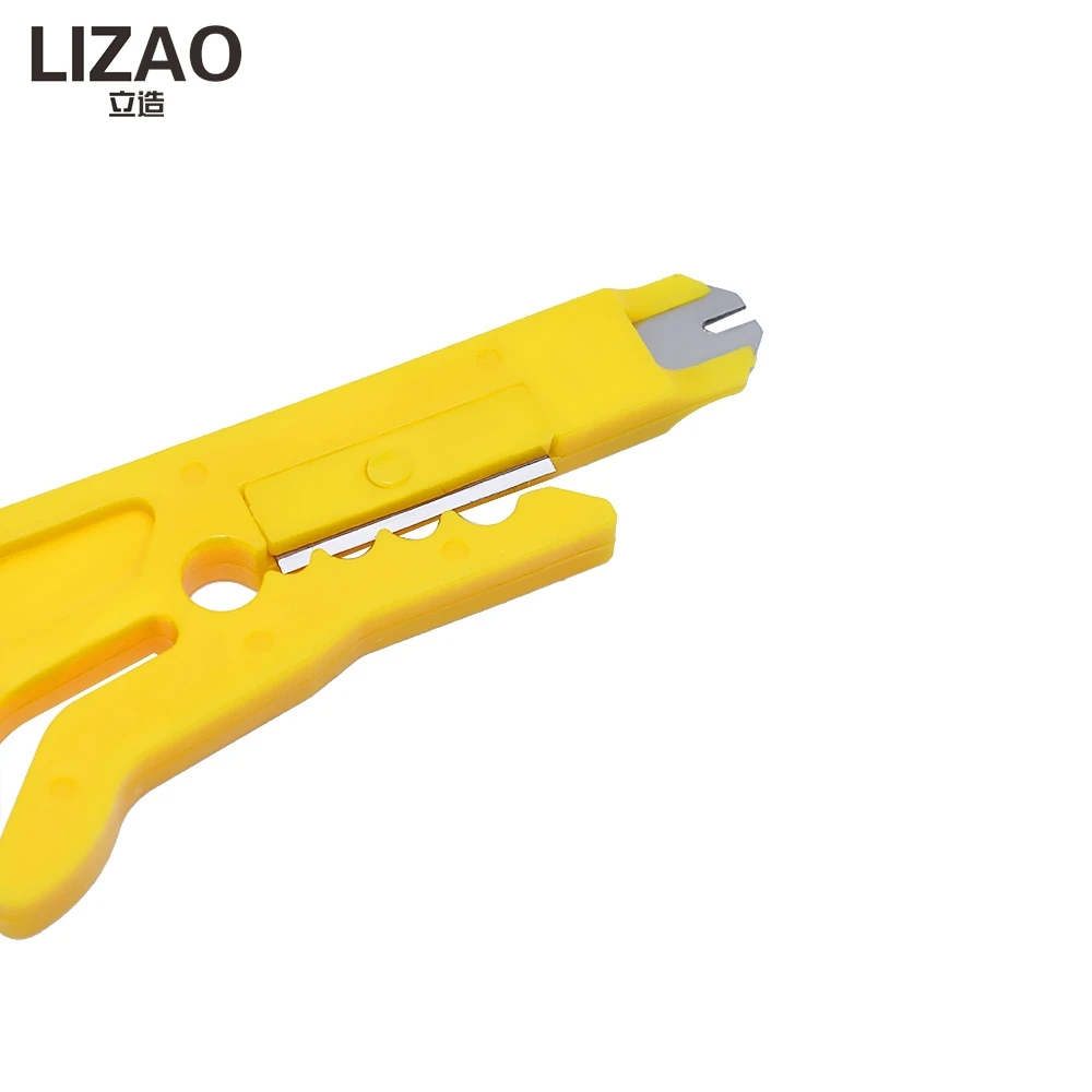 LIZAO Mini Portable Wire Stripper Cutter Crimping Pliers Multi-functional Electrical Cable Stripping Tool