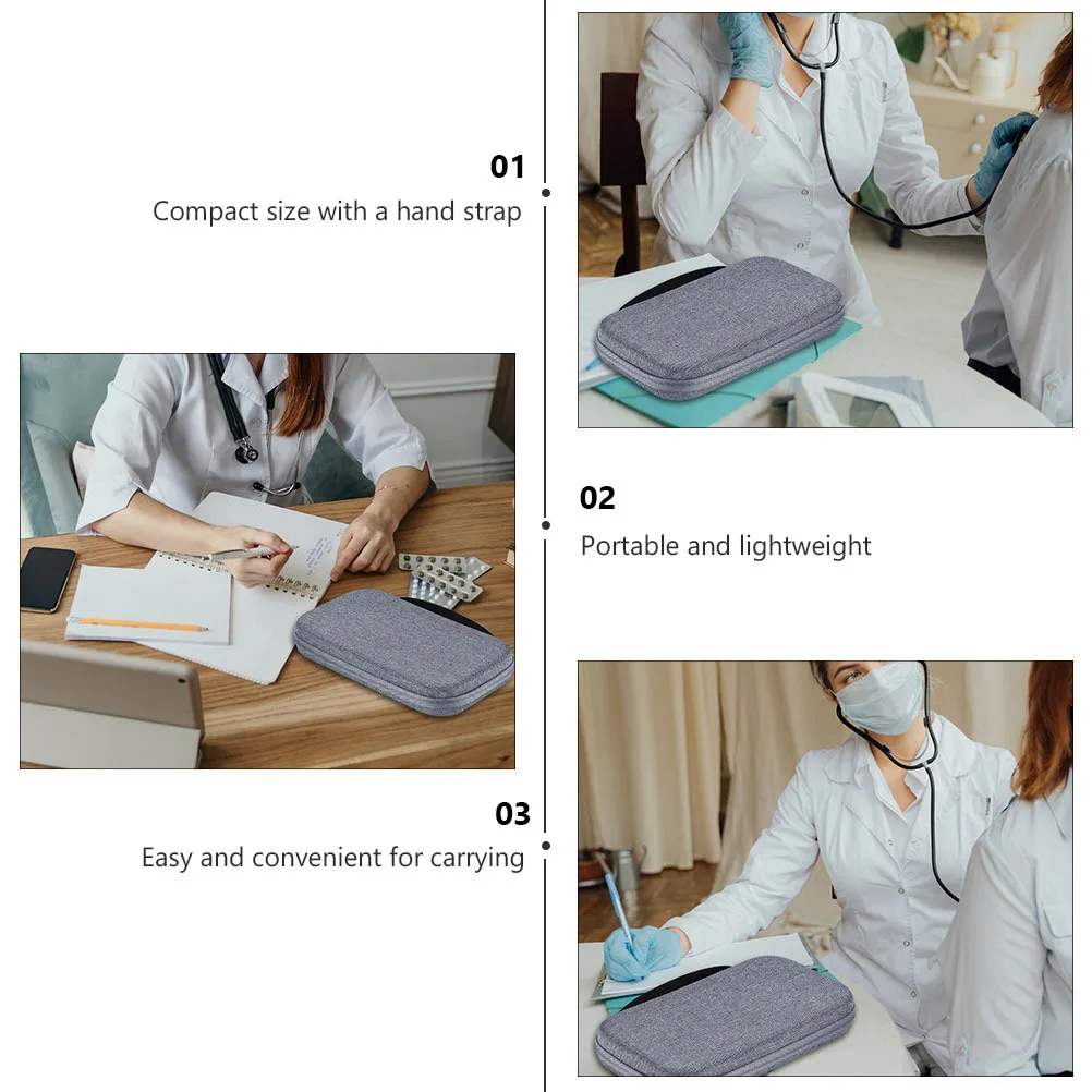 

Stethoscope Case Organizer Eva Hard Shell Shockproof Dustproof Portable Medical Tool Pouch For Nurse Doctor Teaching Equipment