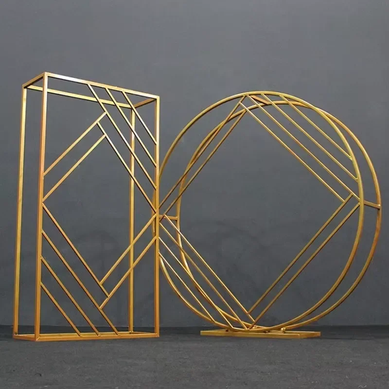 Rectangle Shape Metal Frame for Wedding ,event, Stage Background