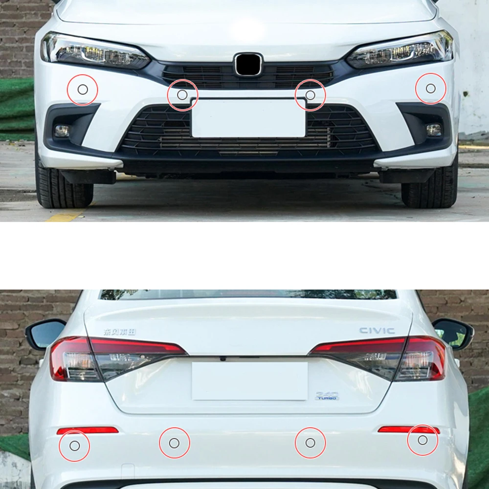For Honda Civic 11 Mk11 FE FL Reverse Radar Precision Detection & Easy Install (2022-2025 Models) OEM Fit Parking Sensor System