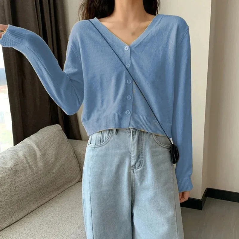 Thumbnail 3 - #18 Latest Cropped Knit Sweaters Offers