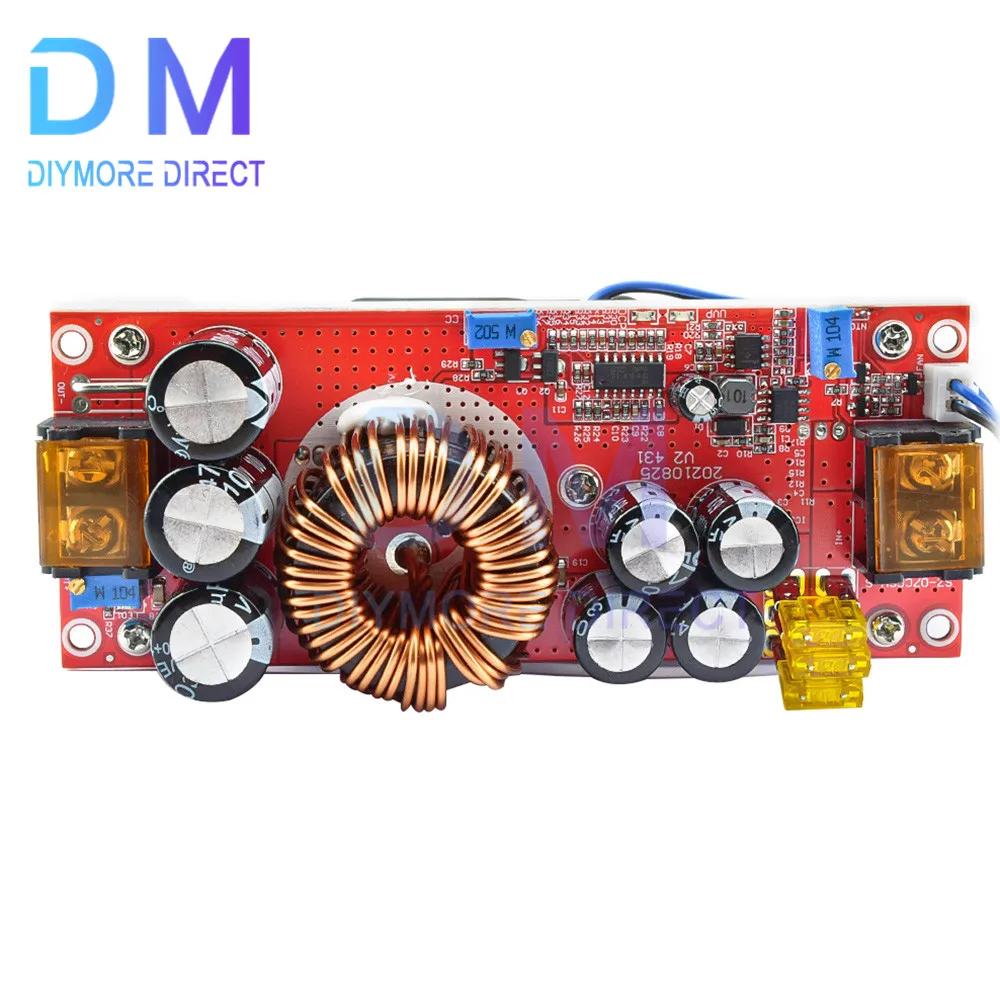 1800W 40A DC-DC Boost Converter Step Up Power Supply Module 10-60V to 12-90V Adjustable Voltage Charger Power Module