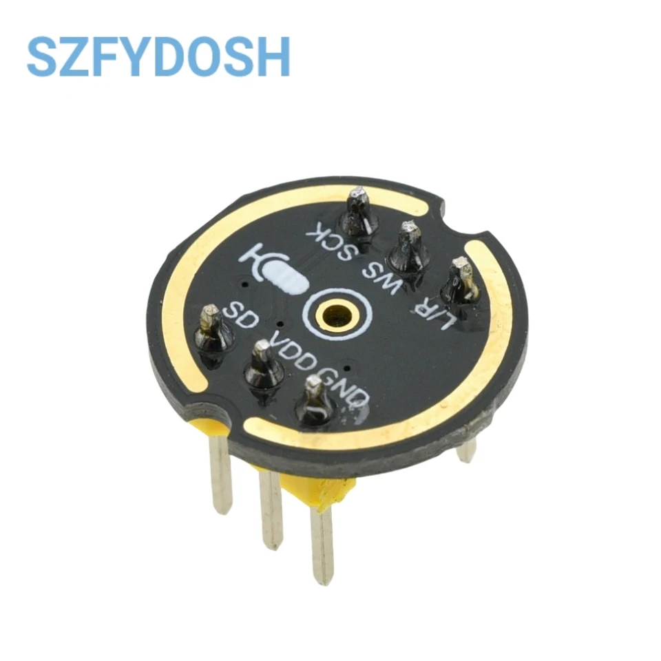 Moduł mikrofonu dookólnego INMP441 MEMS, wysoka precyzja, niski pobór mocy, interfejs I2S, obsługa ESP32