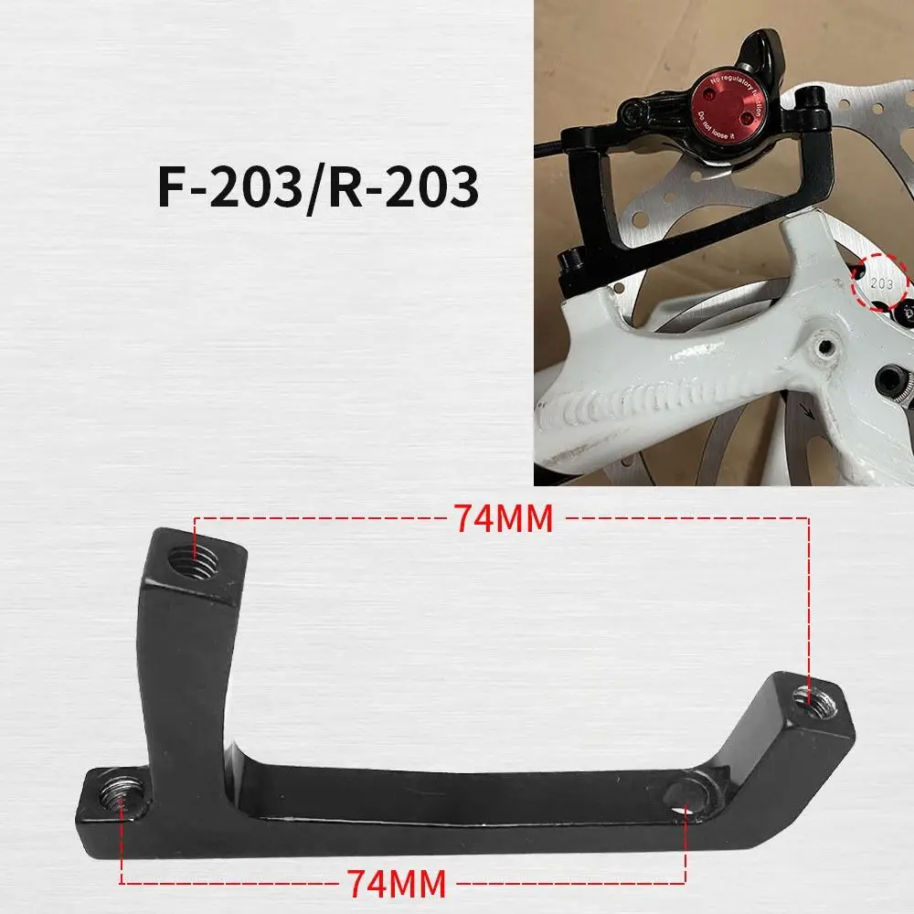Black Disc Brake Mount Adapter Ultralight Bicycle Accessories PM/IS Converter Mountain Bike Rotor a/B Pillar Exchange Bracket