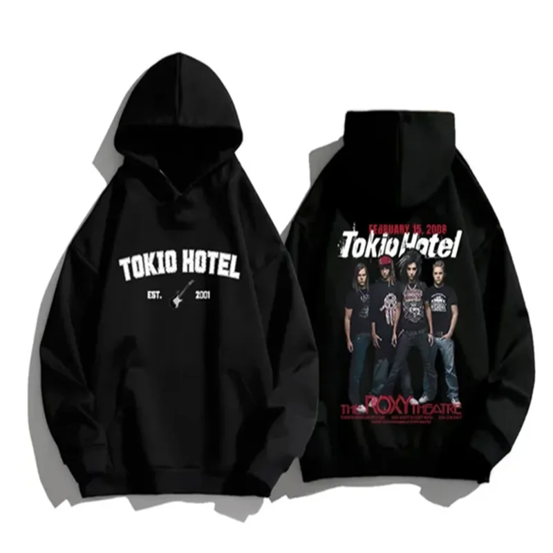 Tokio-Hoodie unisex do algodão, pulôver do velo, suéter encapuzado luxuoso, impressão lisa, forma, hotel, homens, mulheres, inve