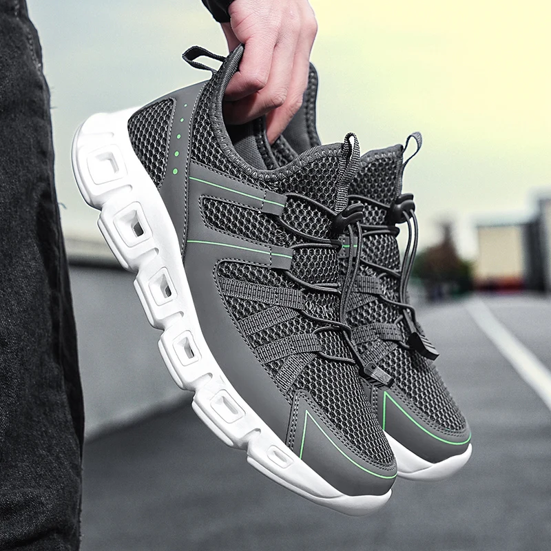 Mens Big Size Sneaker Walking Shoes Air Breathable Comfortable Male Tenis Masculino Out Door Sports For Summer Autumn Activities