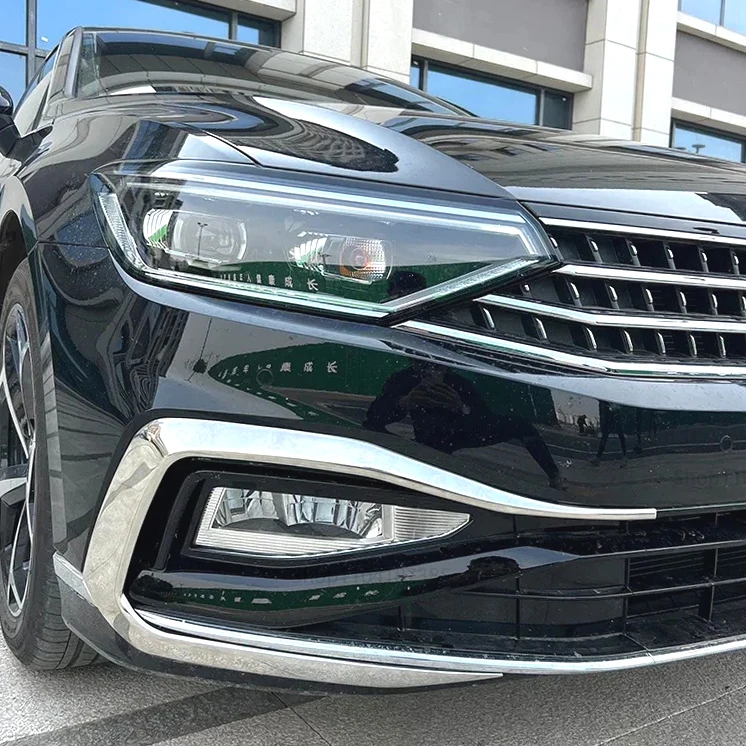 

Car styling front fog lamp chrome trim strip for VW Passat b8.5 rline2020 2021 2022 2023 bumper stainless steel accessories