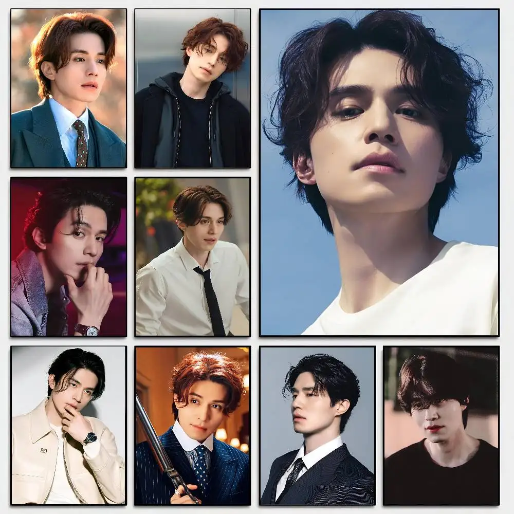 Korean Actor Lee Dong Wook Poster Self-adhesive Art Room Entrance Restaurant Wall Decor Art Painting
