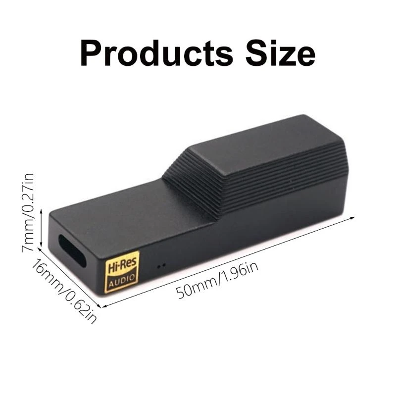 SZ Portable Earphone Amplifier Type C 3.5mm/4.4mm Balanced Lossless Decoding Headphone Amplifier 15-90KHz Frequency