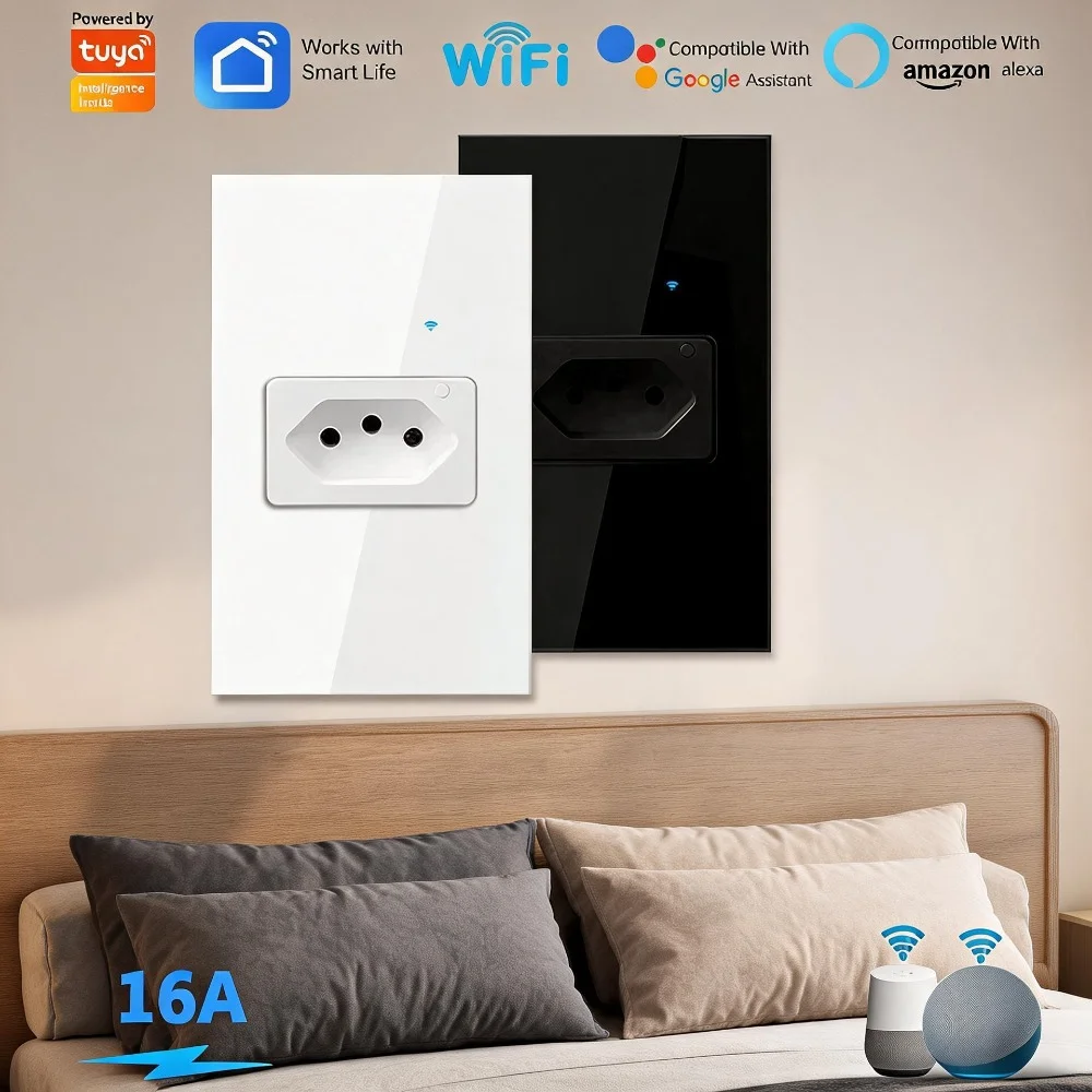 Crt Monitor Stand - UNKAS 16A Brezilya Standardı, Google Home