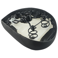 Widen Comfy Electric Bicycle Sports Saddle Seat Pad Cushion Dual-Spring Memory Sponge  Pad Shock Absorber Anti-slip Waterproof
