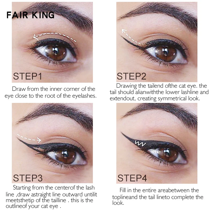 Black Liquid Eyeliner Super Waterproof Eyeliner Long Lasting Without Blooming Eye Liner For Women Beauty Make Up Cosmetics Tools