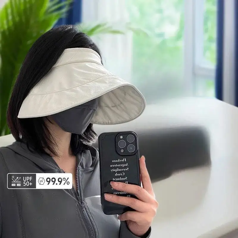 

Women's Wide Brim Sun Hat Foldable Summer Outdoor Sun Hat Breathable UV Protection Hats For Outdoor Fishing Camping