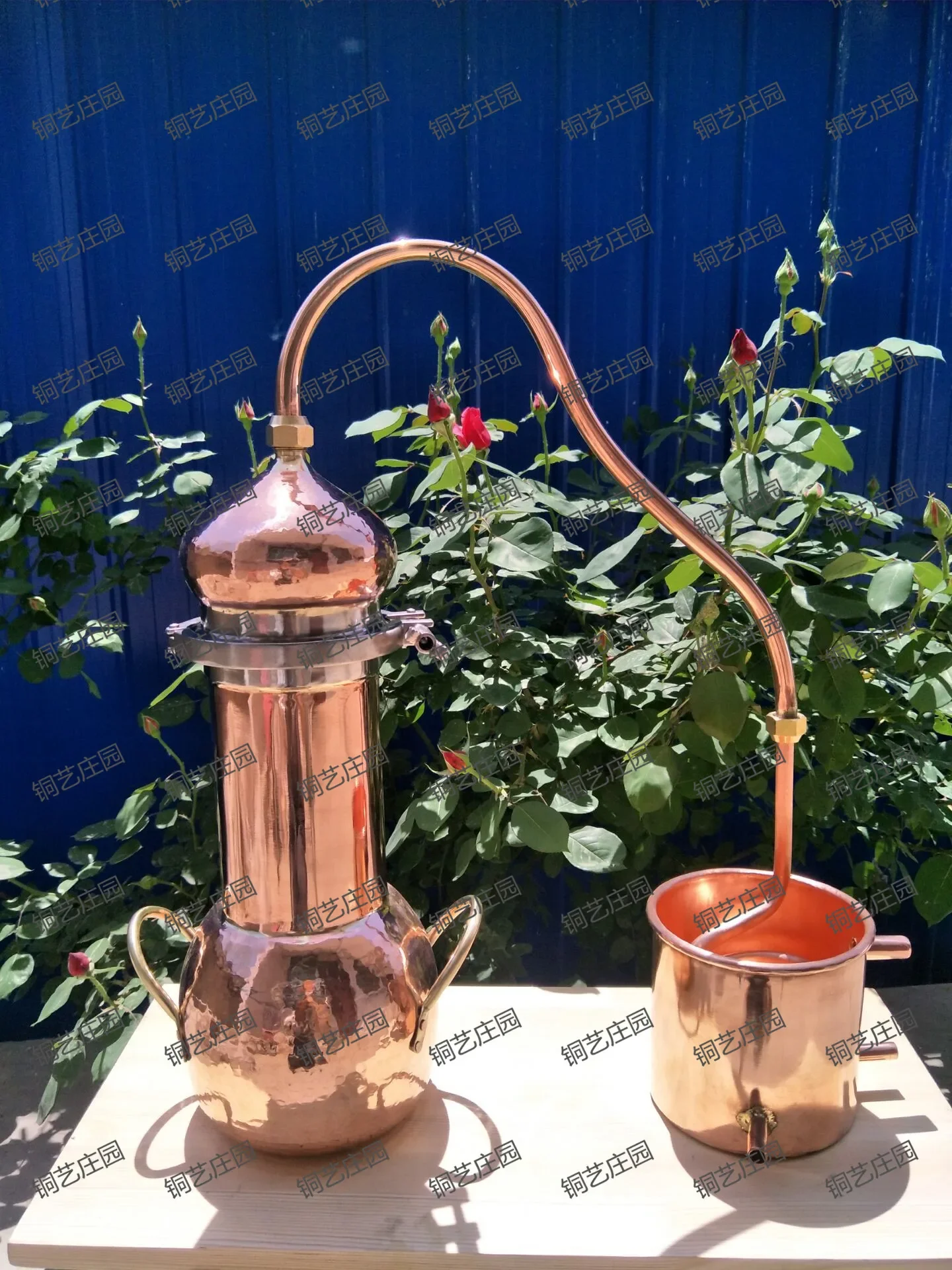 Copper Distillator Household Small Ancient Style Distillation Equipment Distiller Steamed Wine