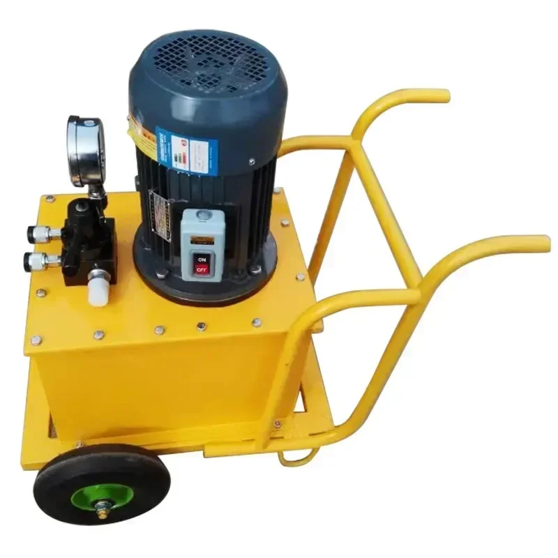 Custom made small electric hydraulic pump station assembly mobile ultra high pressure electric pump