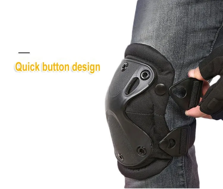 Unisex Camo Taktische Knieschützer Ellenbogenschützer Knieschützer Für Männer Frauen Outdoor Sport Arbeiten Jagd Skating Sicherheitsausrüstung Kniescheibe – Detail 7
