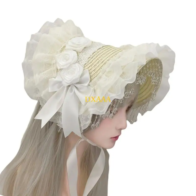 DXAA Elegant Costume Hat Headwear Gothic Accessory For Roleplay Event
