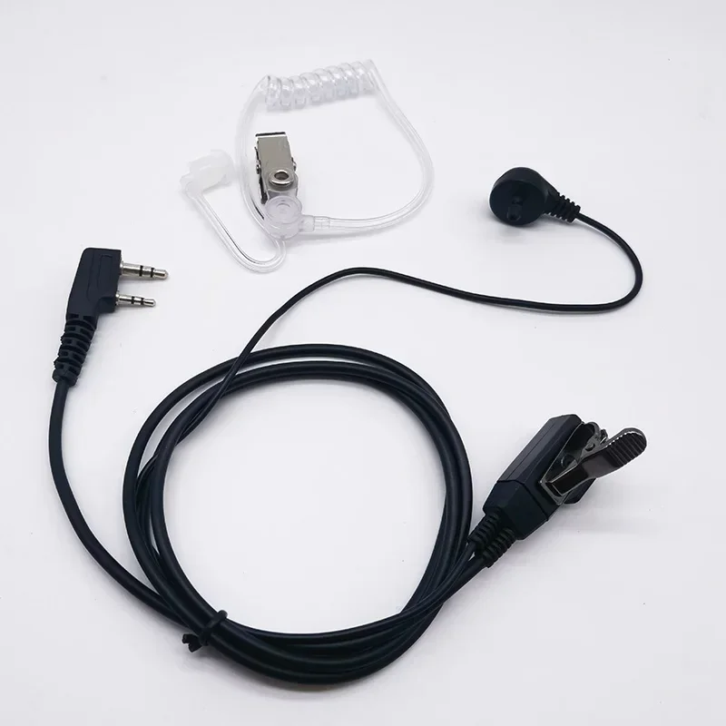 

Baofeng Covert Acoustic Air Tube PTT Mic Microphone Earphone Headset Headphone For Kenwood Radio Walkie Talkie Transceiver