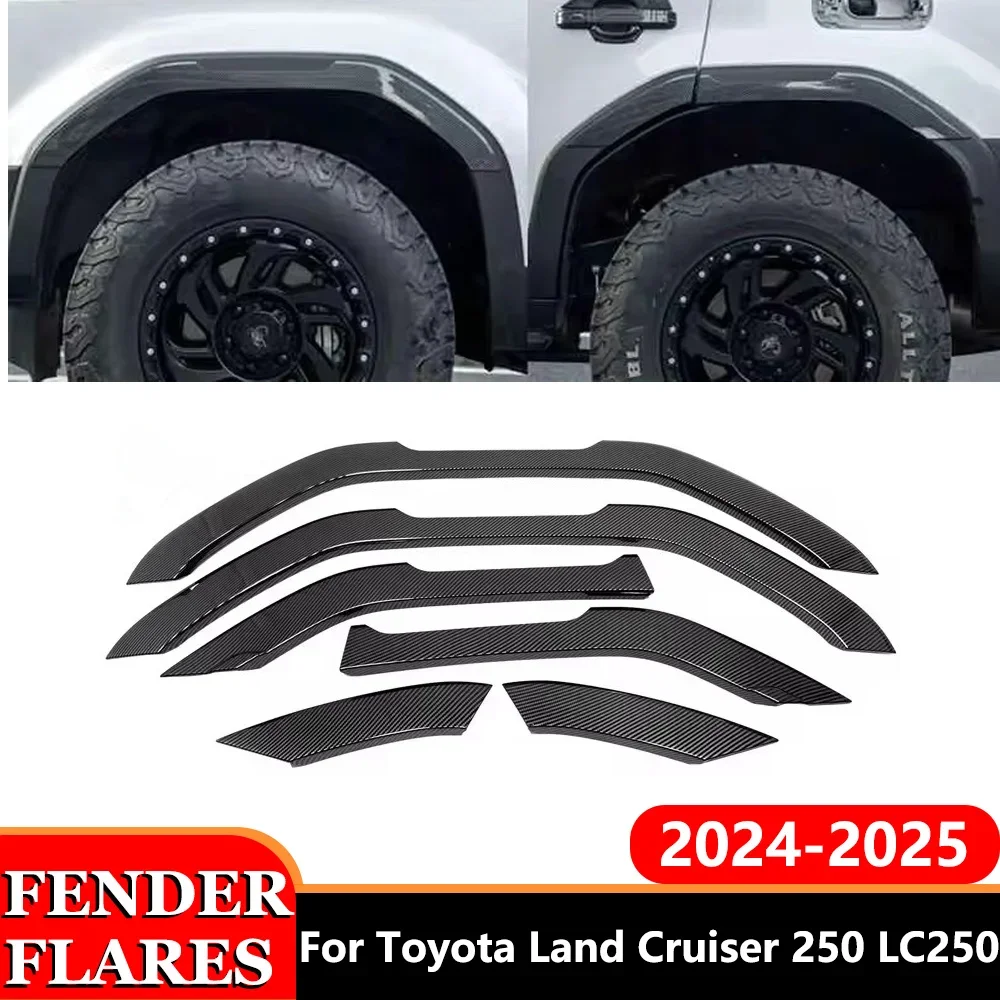 

Накладки на колесные арки (расширители арок) для Toyota Land Cruiser Prado LC250 2024-2025, защитные накладки из АБС-пластика на колесные арки