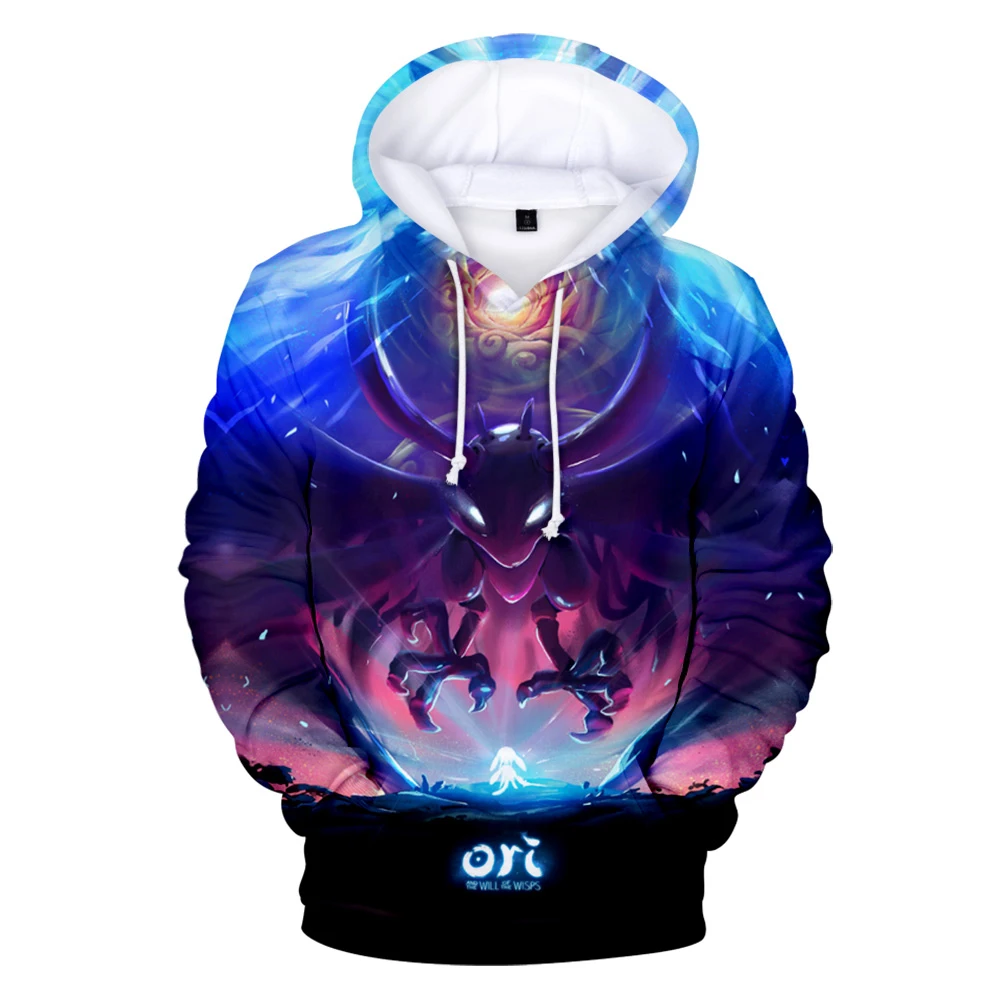 Sudaderas clásicas populares con estampado 3D de Ori and the Will of the Wisps, sudaderas de manga larga para hombres y mujeres, sudaderas informales
