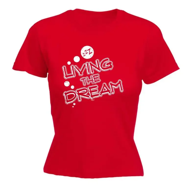 Living The Dream Zzz Sleep T-shirt pour femme, cadeau amusant et original