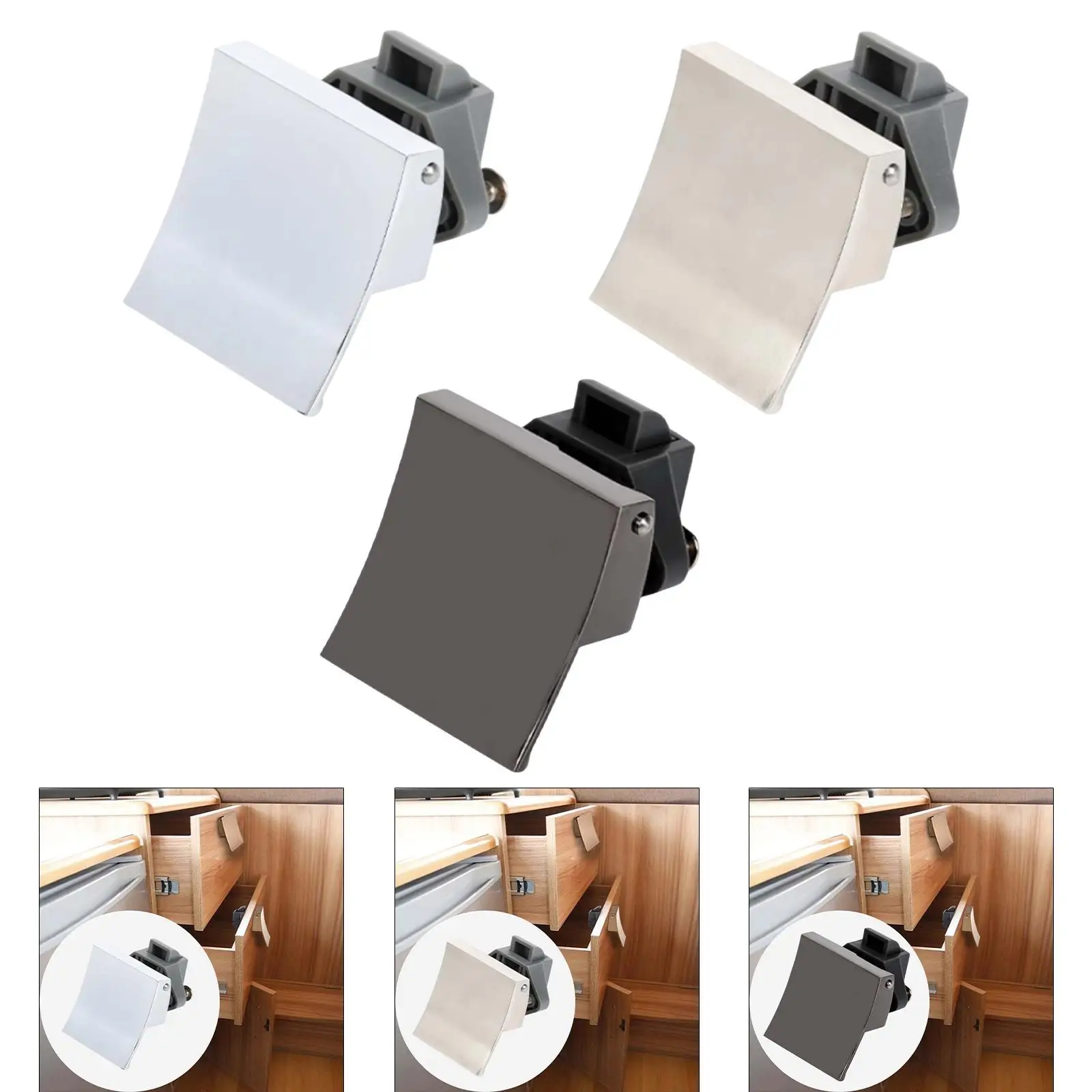 

Защелка шкафа для автофургона, ручка ящика, оборудование, простая в установке, универсальная