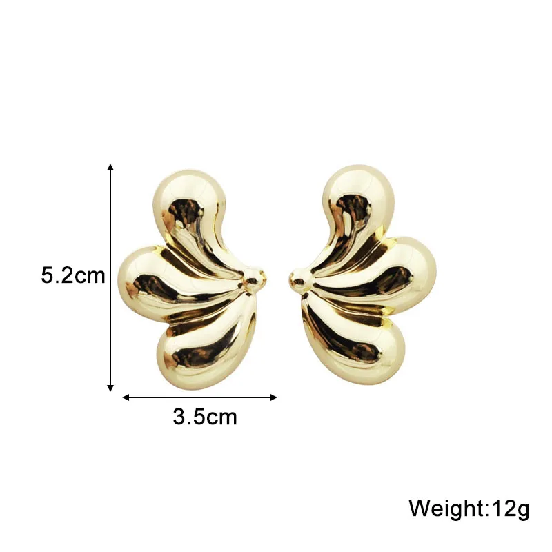 New Fashion Half Butterfly Women's Dangle Earrings Gold Color Animal Wings Unusual Earrings for Female Fashion Ear Jewelry