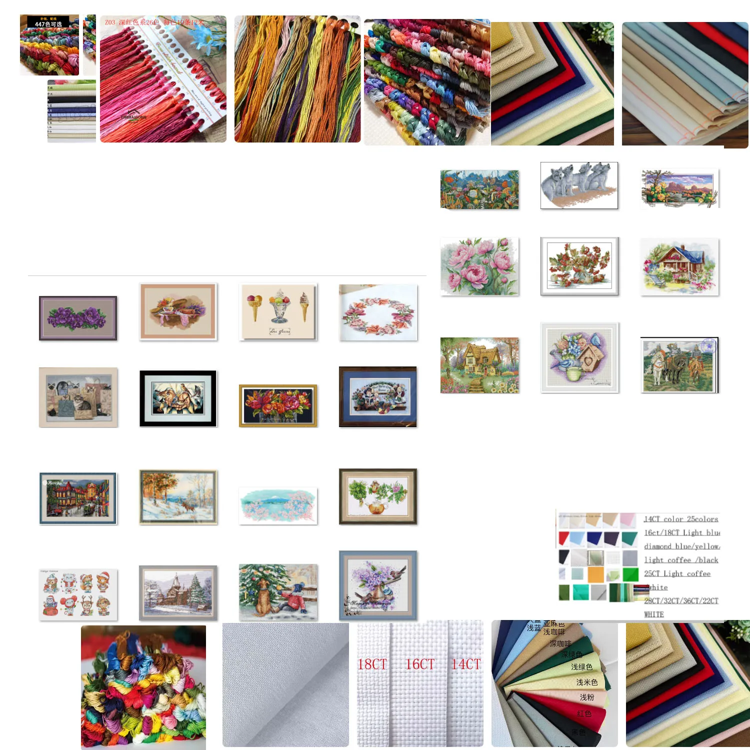 

Cross Stitch Kit Purple Flower Bird Cake 41-38 Cross stich Kits Homfun Craft Cross Stich Painting Decorations For Home