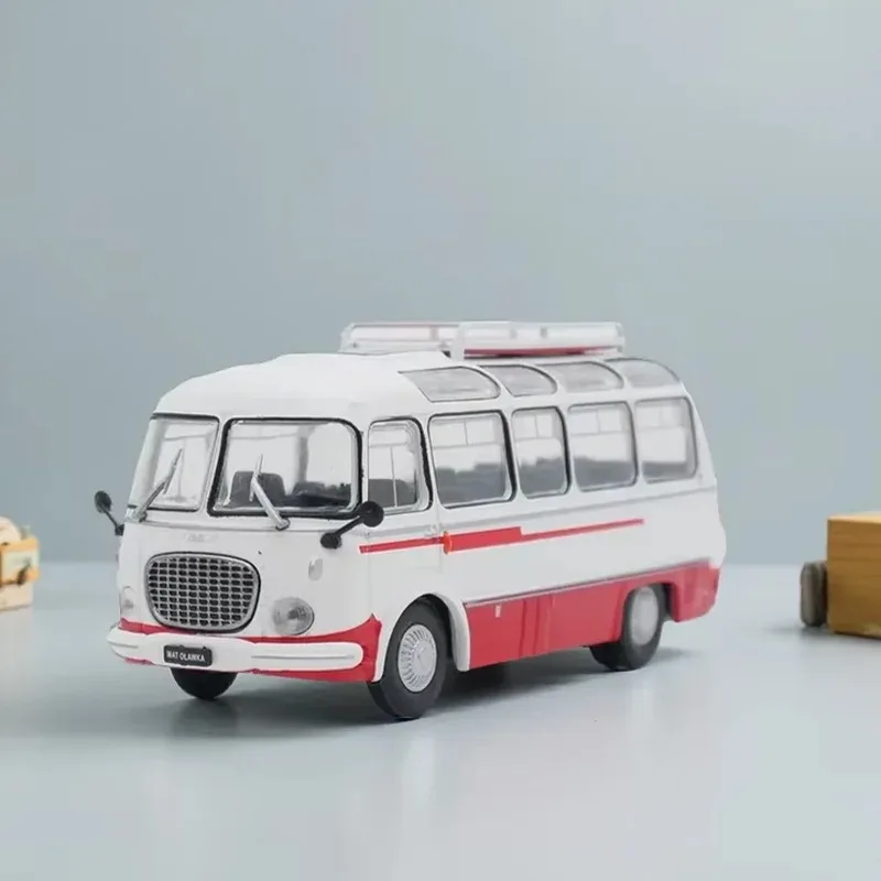 

IXO 1:72 Коллекционная модель автобуса Jelcz Mat Ohawka из сплава, имитационная модель автомобиля, игрушка для демонстрации, подарки, сувениры