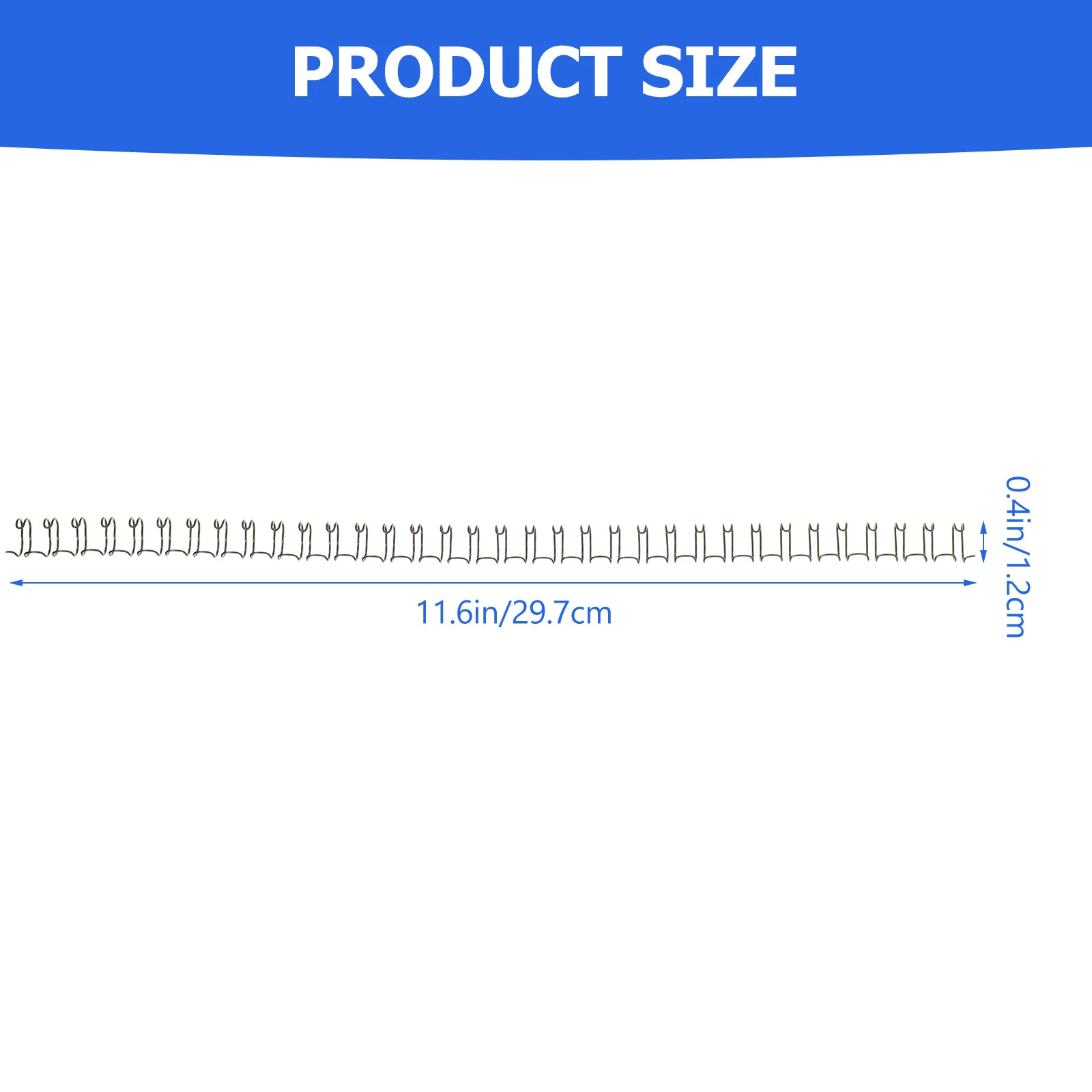 100Pcs Loose Leaf Binder Rings High Class Material Excellent Manufacturing Process for Practical Use in School Office