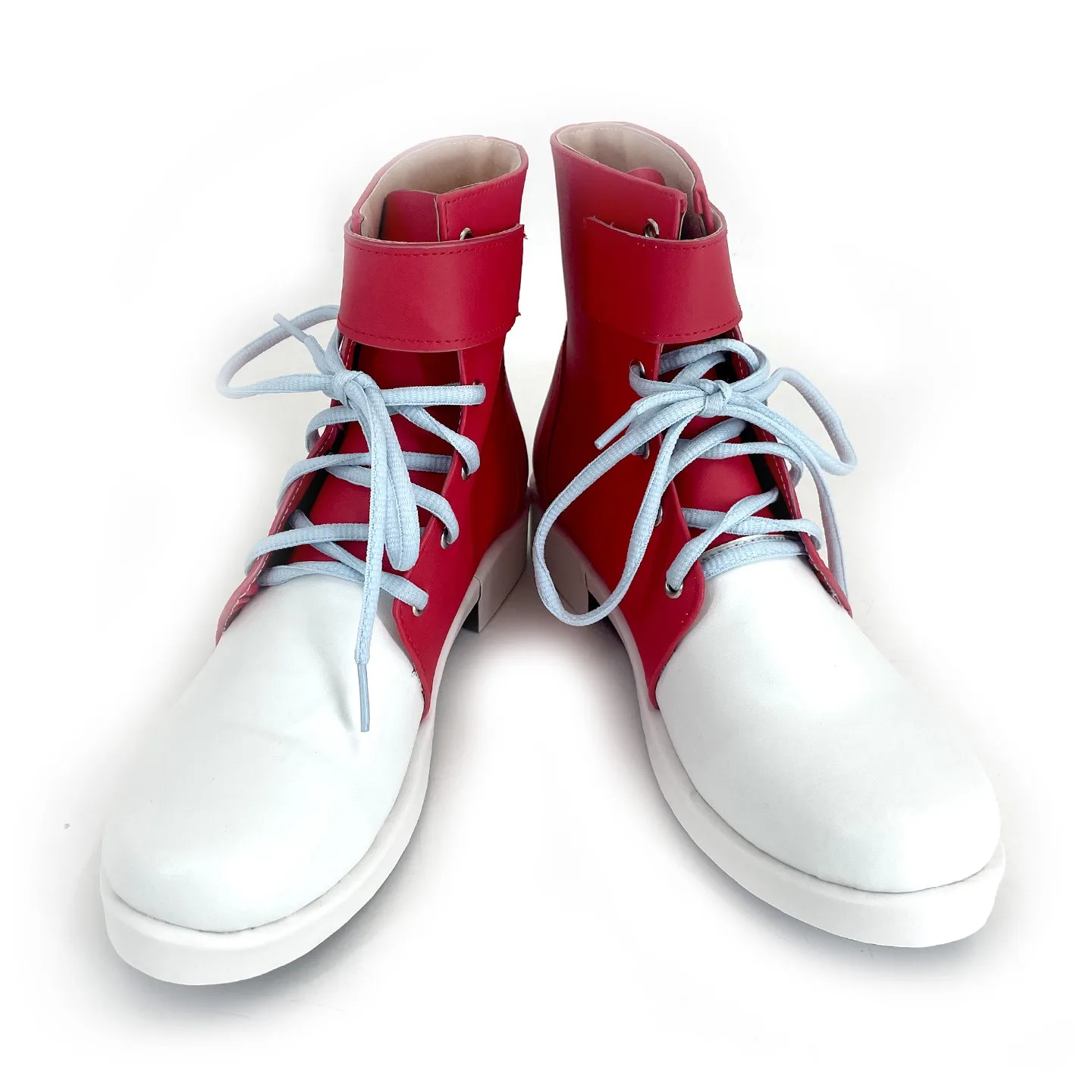 Ghiaccio تأثيري أحذية أنيمي جوجو تأثيري الدعائم اكسسوارات الأحمر بولي أحذية أحذية من الجلد هالوين كرنفال الأحذية مخصص #2