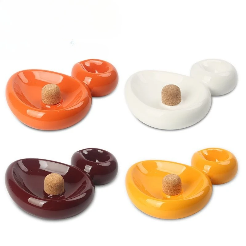 Pipe holder ceramic, one-piece ashtray W1012 ashtray accessories