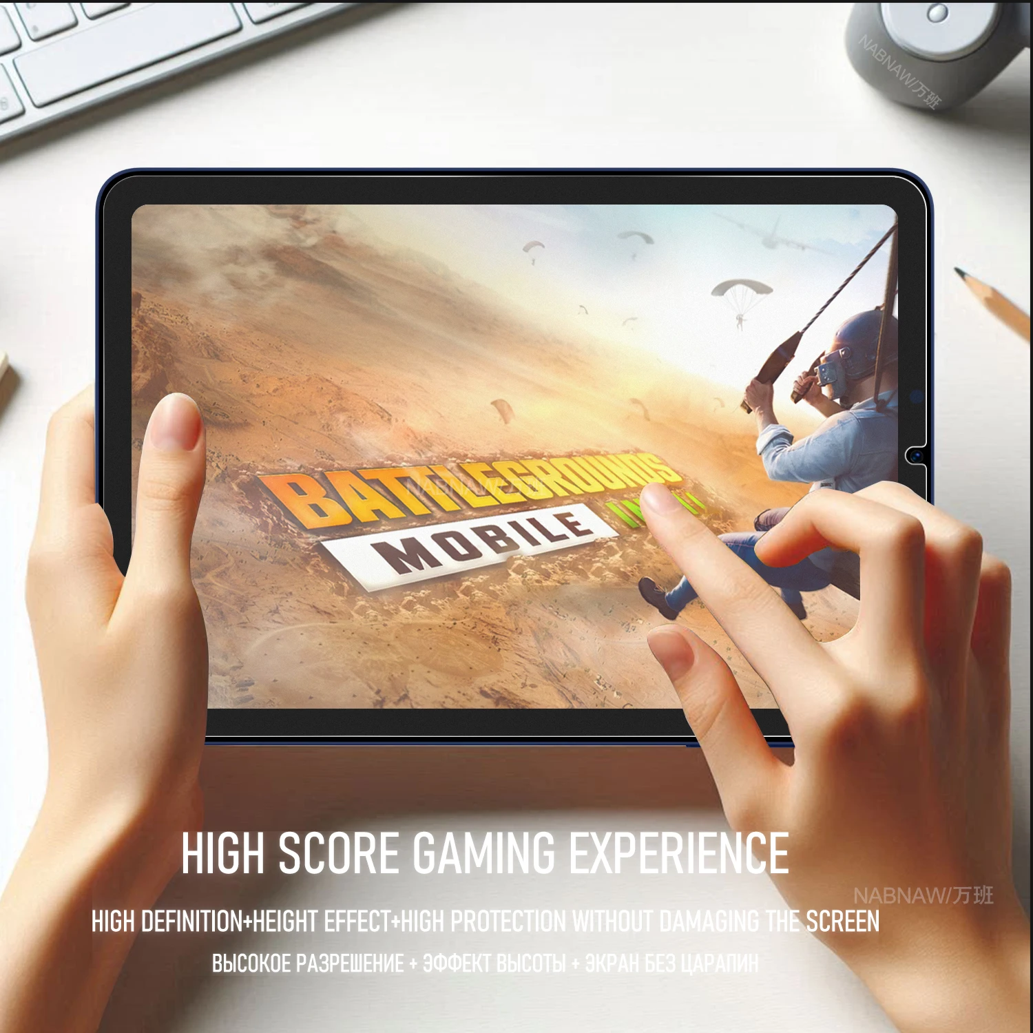 2 Pieces Full HD Tempered Glass Film Screen Protector For Onn 8.1" Core Tablet Scratch Proof Guard Oil-Coating view 6