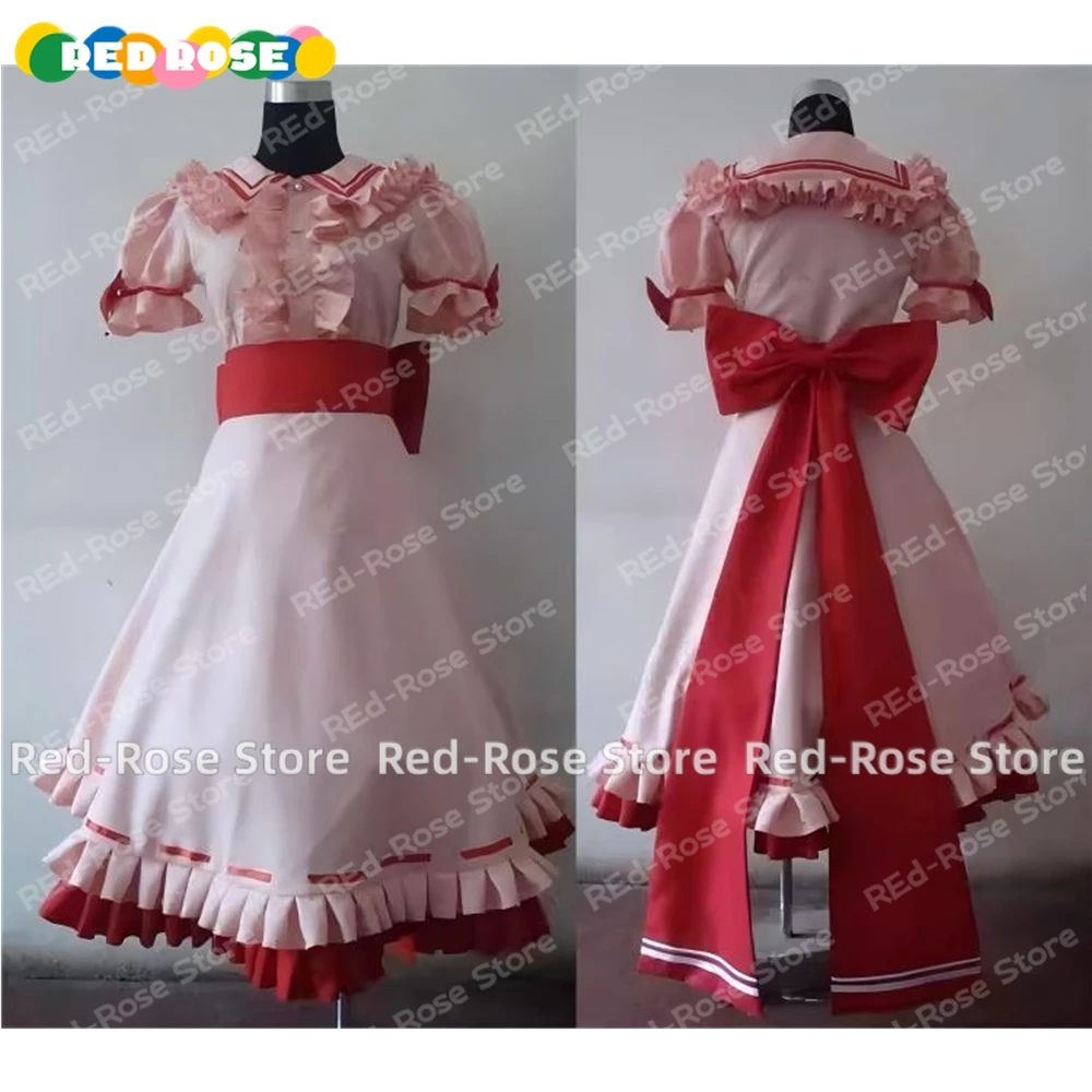 

【Customized 】Anime Touhou Project - Embodiment of Scarlet Devil Remilia Scarlet Cosplay Costume Uniform Halloween Clothes Suits