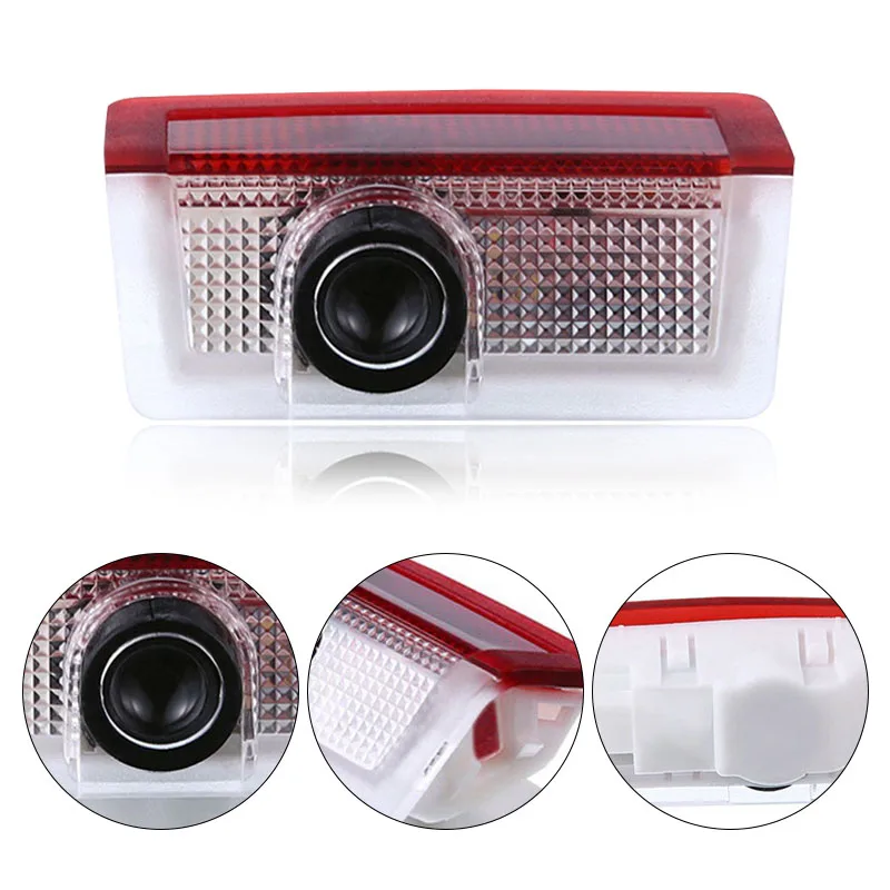 2 قطعة باب السيارة كشاف ضوء ثلاثية الأبعاد ترحيب الظل ضوء لمرسيدس بنز Amg W203 W204 W205 W176 W166 W212 213 CLS GLK ML فئة #2