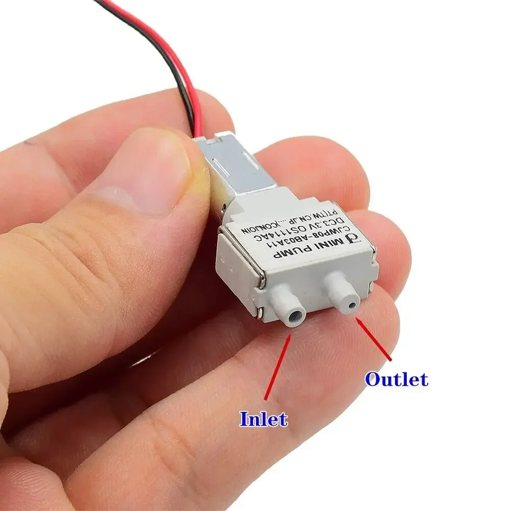 Mini bomba de vacío de succión CJWP08 DC, 3V, 3,3 V, 3,7 V, pequeña M20, bomba de diafragma de agua autocebante