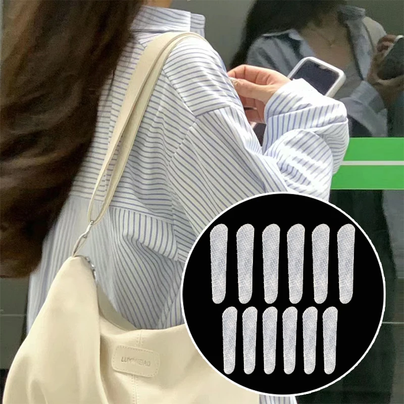 

Highly Durable Non-slip 6/12 Silicone Patches, Transparent, Ideal for Backpack Straps, Reusable Resistance Pads