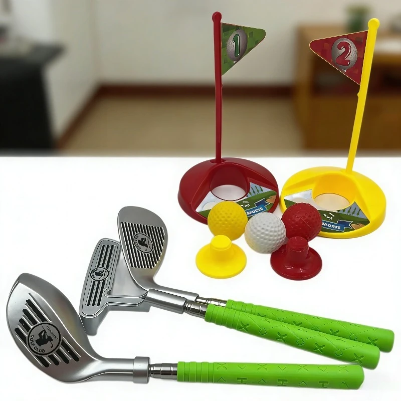 

Набор для гольфа (1 комплект) – Детский спортивный набор для игр на улице и в помещении, интерактивная выдвижная игрушка, оборудование для гольфа
