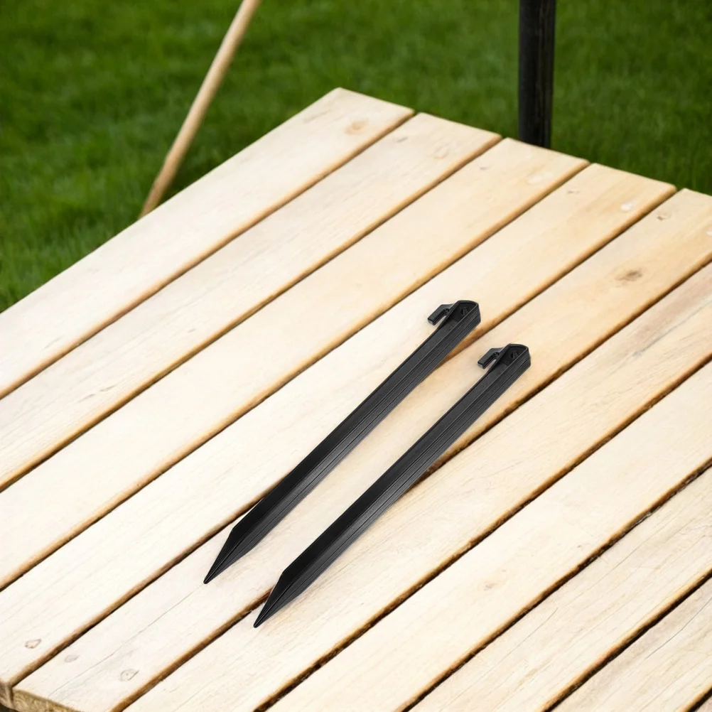 

12Pcs Tent Stakes Plastic Heavy Duty Outdoor Anchors for Camping Beach Canopy Garden Lawn Tarp Replacement Tent Pegs