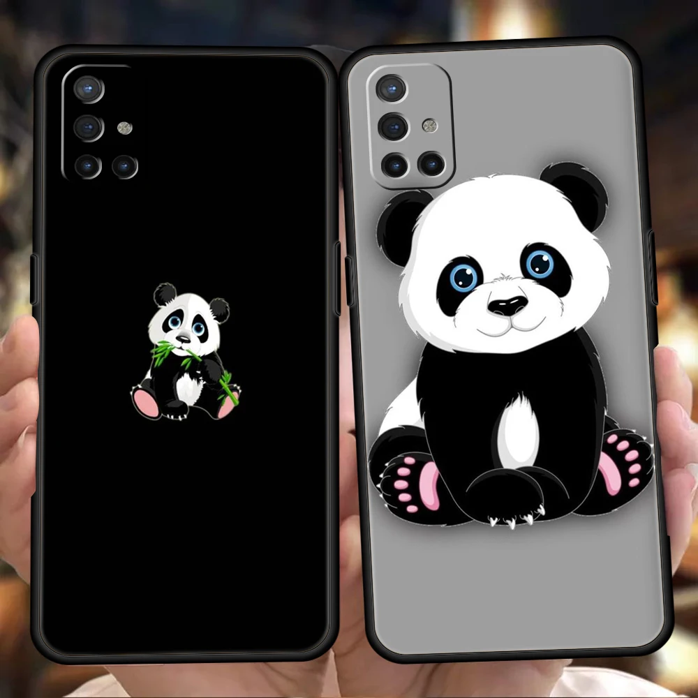 Bubududu Panda Phone Case for Oneplus Nord N100 N10 10 7 8 9 10R 9R 7T 8T N200 CE 2 2T 9RT Z Pro 5G Silicone Cover Shell Capas