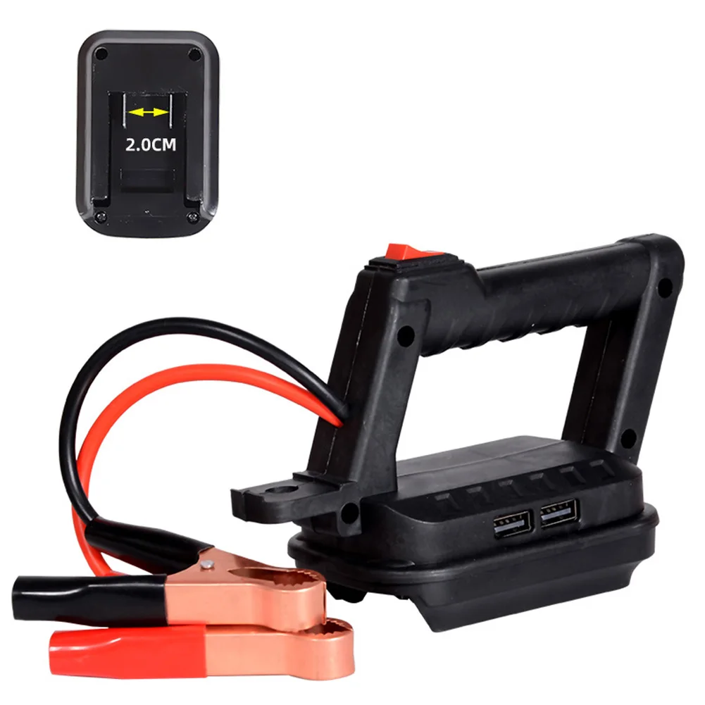 Black Red Jump Starter Cables Reliable Jump Starter Cables Electrical Tools Portable Jump Cables Positive And Negative Clamps