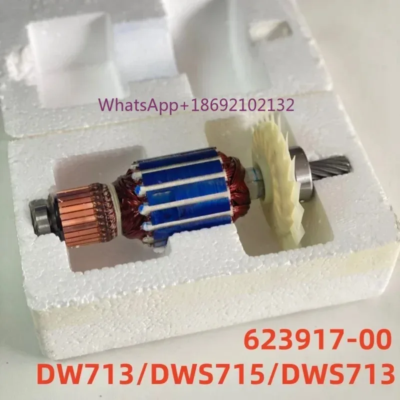 Original 220-230V 9 Teeth Rotor 623917-00 for Dewalt DW713 DWS715 DWS713 Spare Parts