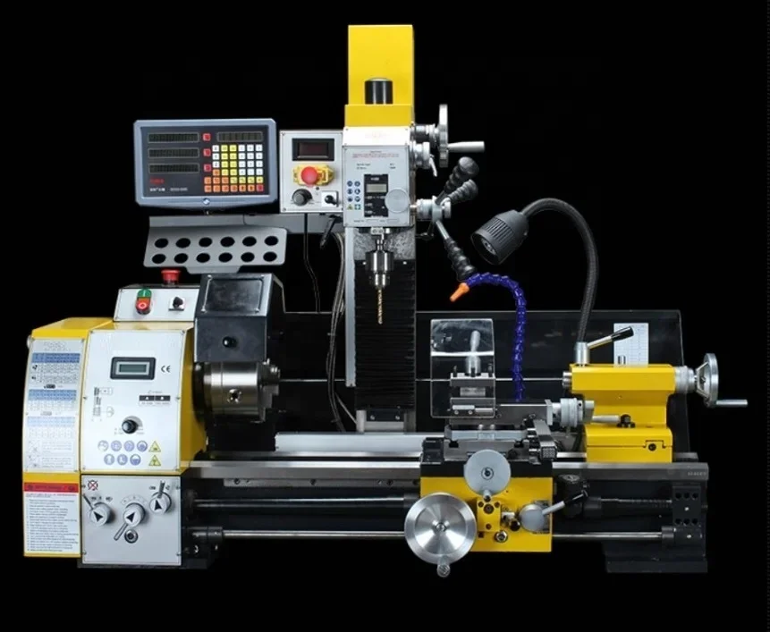 2025 newjyp300vf manual mini torno fresadora combo torno fresadora torno para metal combinação torno fresagem