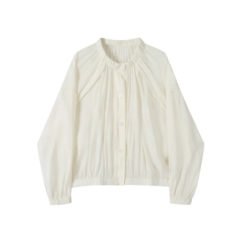

Korean Fashion Design Loose Fitting Short Shirt 2024 Women's Summer New Style Youthful Beautiful Solid Color Top Female Clothing