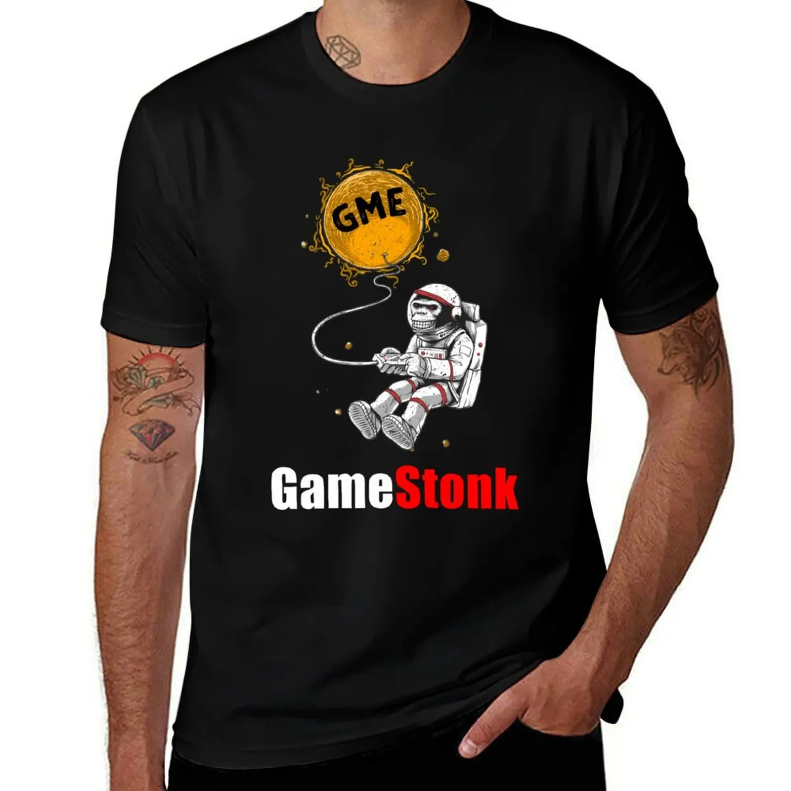 

GameStop GameStonk GME Stock Market Parody T-Shirt g man t shirts for men cotton t shirts high quality T-Shirt